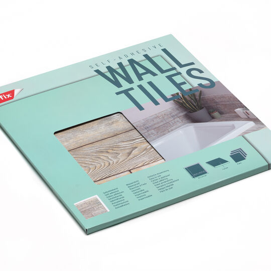 selbstklebende Wandfliesen Wall Tiles Rustic Oak (6er Set) image number null